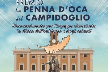 Arriva "La Penna d'Oca del Campidoglio", premio eco e pet friendly