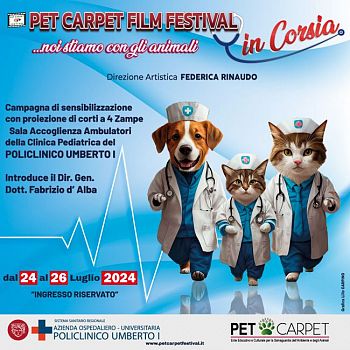 Per Carpet Film Festival in corsia al Policlinico Umberto I